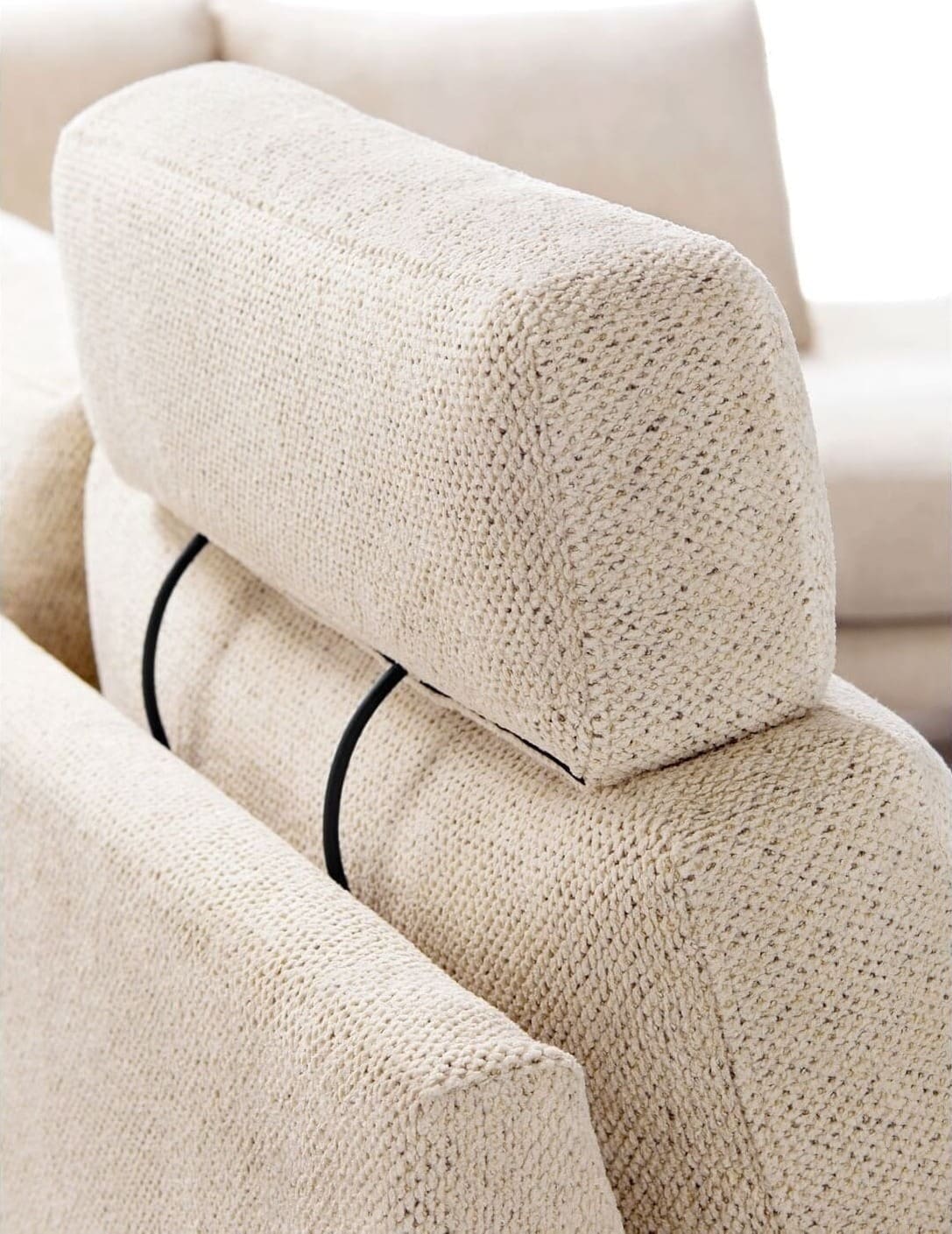 Pronto Wonen Hoekbank rechts Aziri ecru supreme comfort Beige|Wit Bank