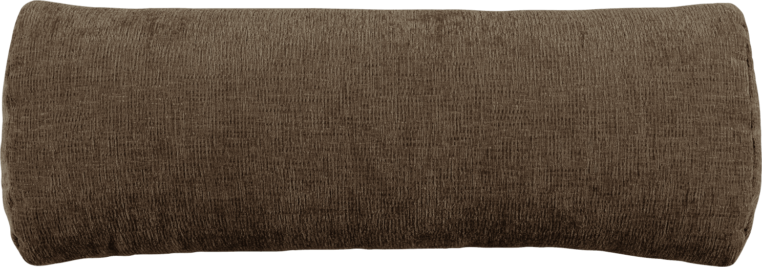 WOOOD Batavier half ronde 4-zitsbank velvet melange bruin Bruin melange 4-zitsbank