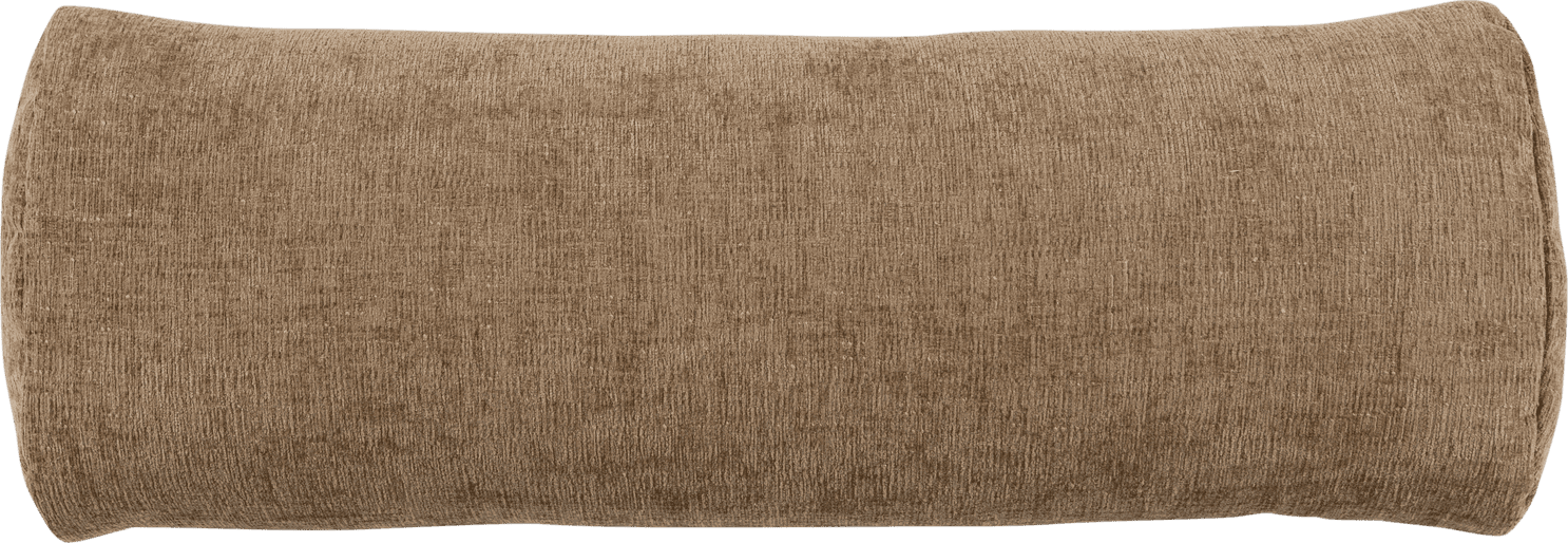 WOOOD Batavier half ronde 4-zitsbank velvet melange lichtbruin Lichtbruin melange 4-zitsbank