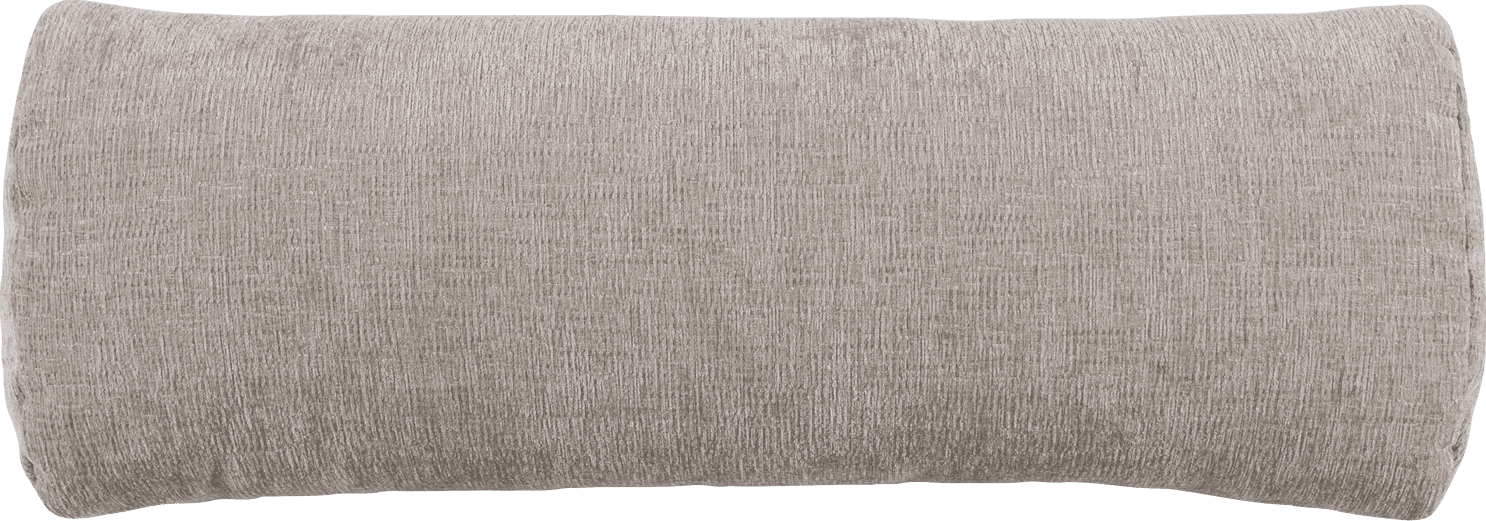 WOOOD Batavier half ronde 4-zitsbank velvet melange zand Bruin|Beige 4-zitsbank