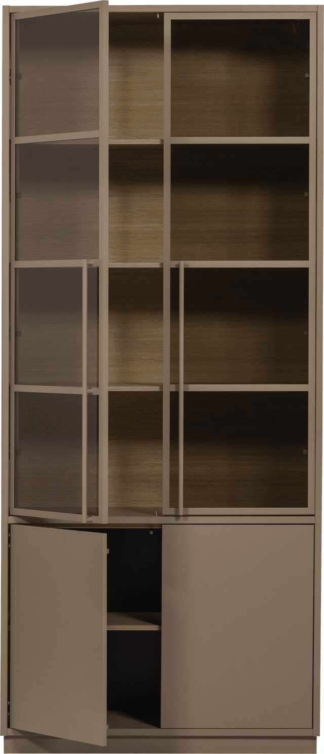 WOOOD Casa buffetkast grenen mud Bruin|Taupe Buffetkast|Kast