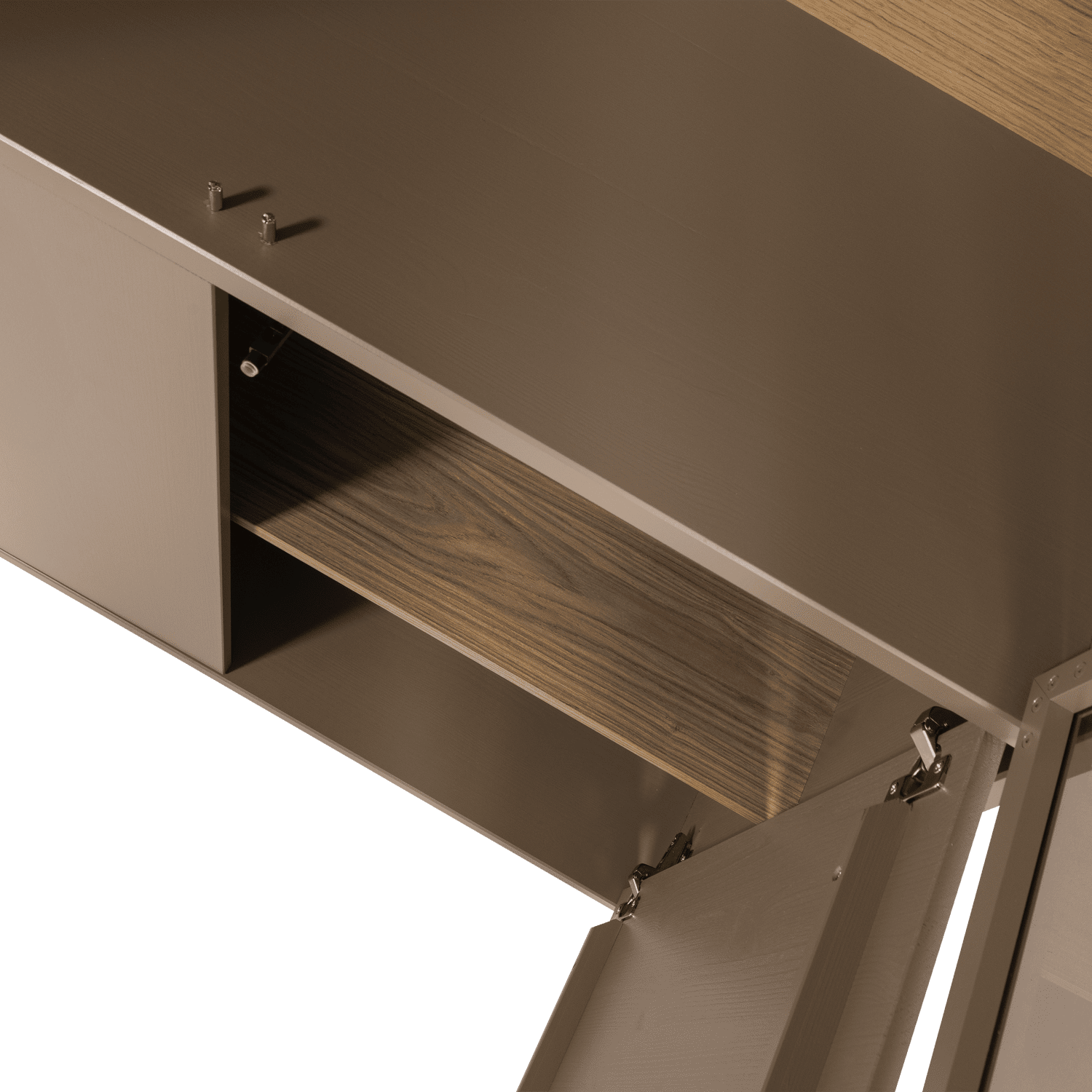 WOOOD Casa buffetkast grenen mud Bruin|Taupe Buffetkast|Kast