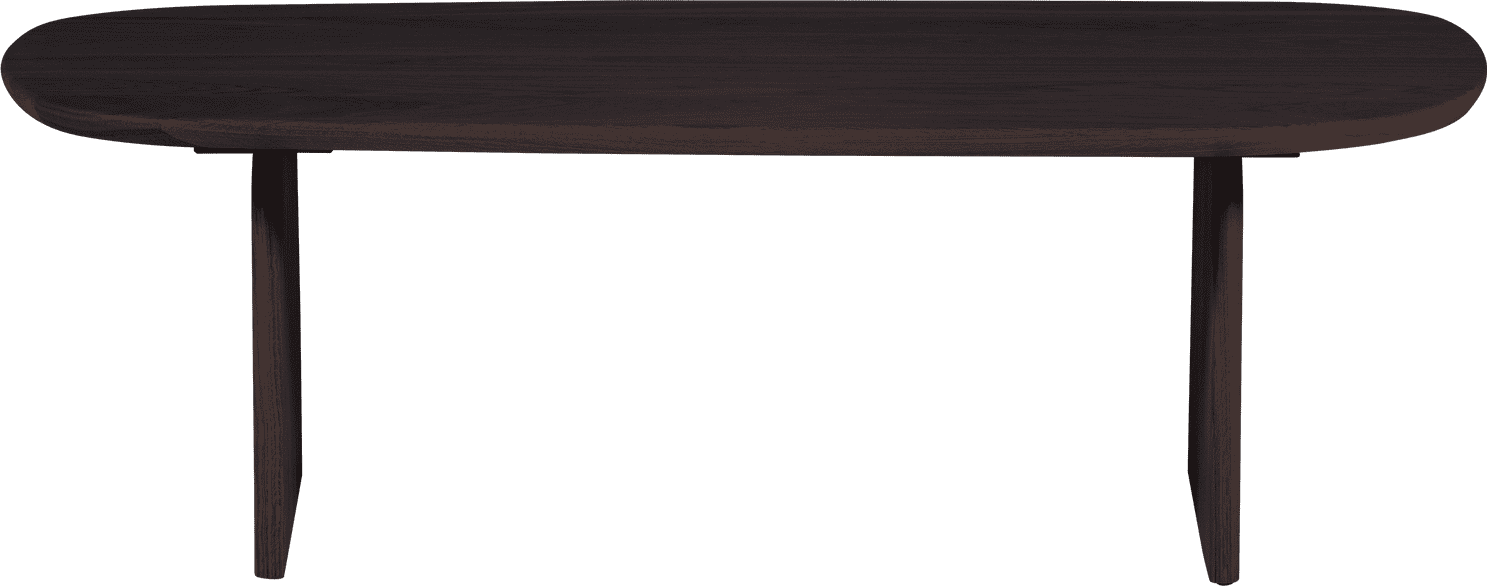 WOOOD Eettafel salontafel 110cm eiken mystic brown Bruin Salontafel