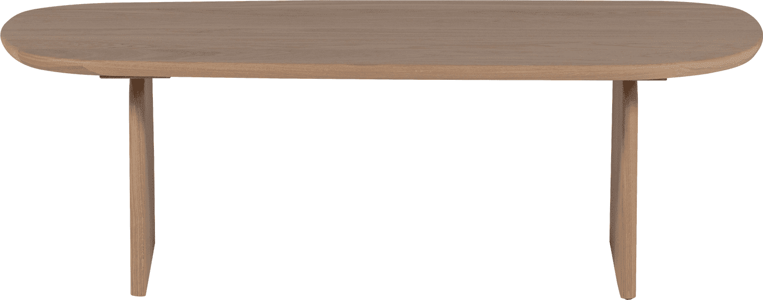 WOOOD Eettafel salontafel 110cm eiken transparant Transparant Salontafel