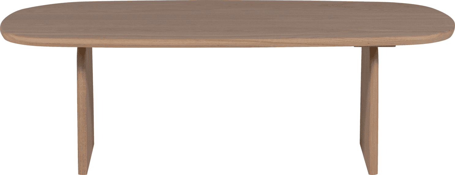 WOOOD Eettafel salontafel 110cm eiken transparant Transparant Salontafel