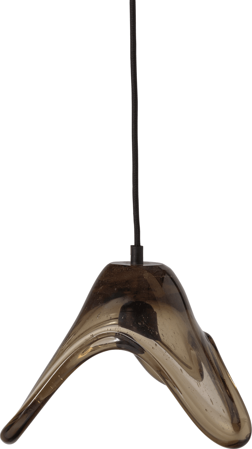 WOOOD Elle hanglamp groot glas groen Groen Hanglamp