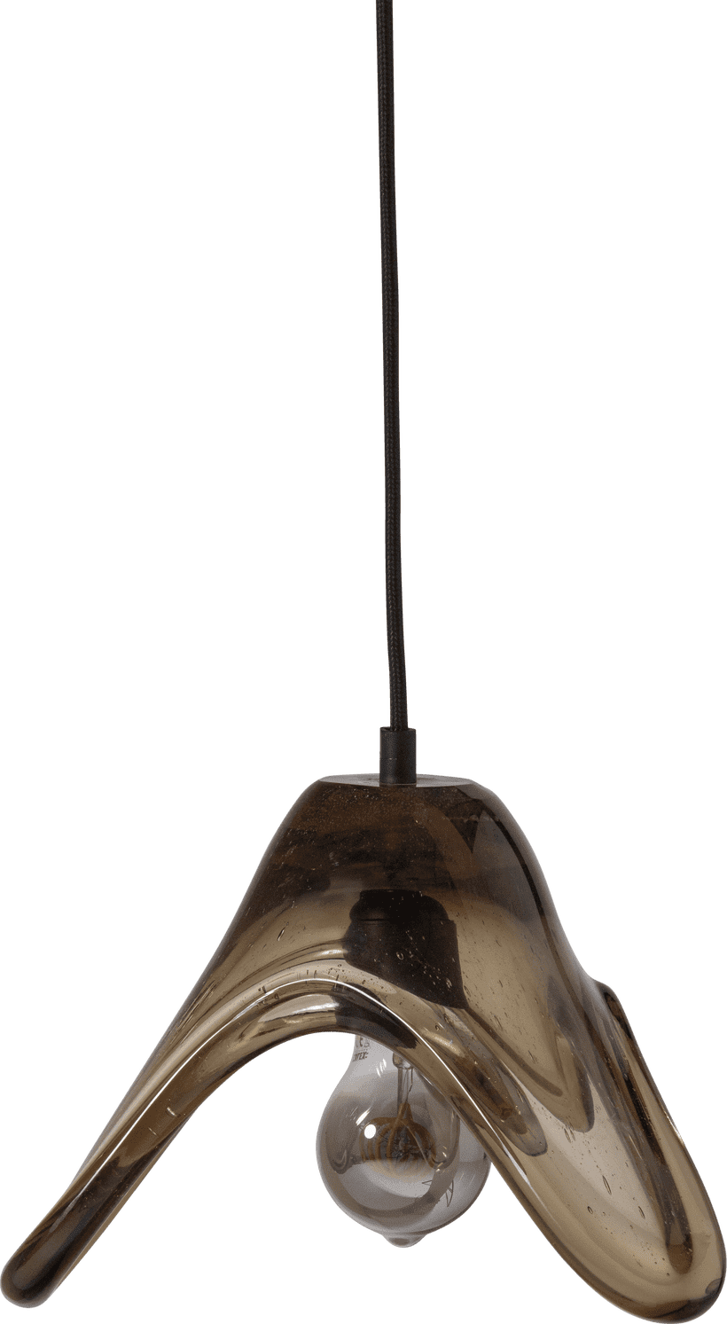 WOOOD Elle hanglamp groot glas groen Groen Hanglamp
