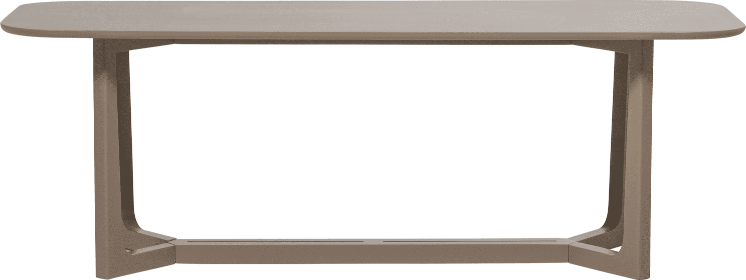WOOOD Ferion eettafel mango hout mud 240x90cm Bruin|Taupe