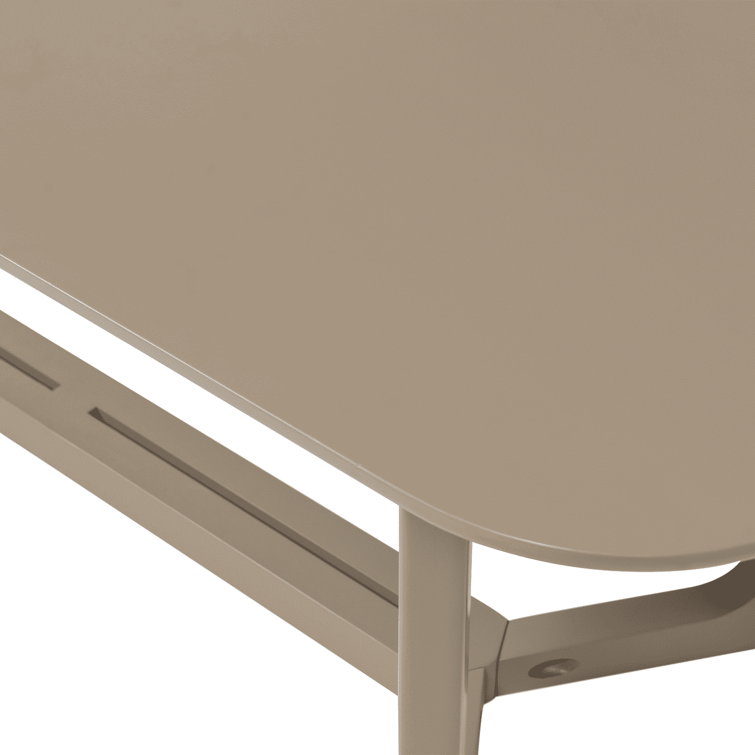WOOOD Ferion eettafel mango hout mud 240x90cm Bruin|Taupe