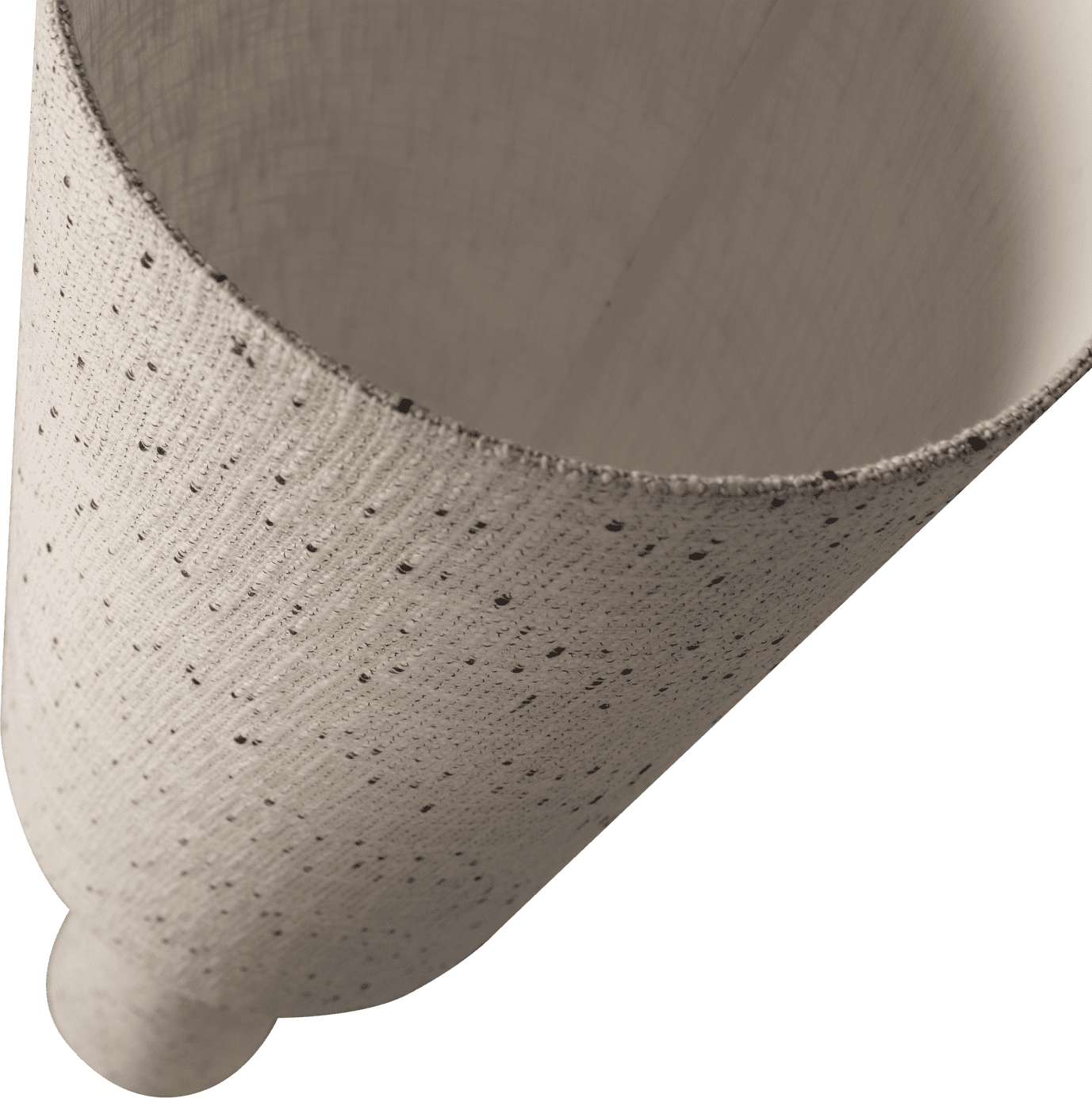 WOOOD Loft vloerlamp metaal/boucle naturel met stippen 130xo30cm Naturel Vloerlamp