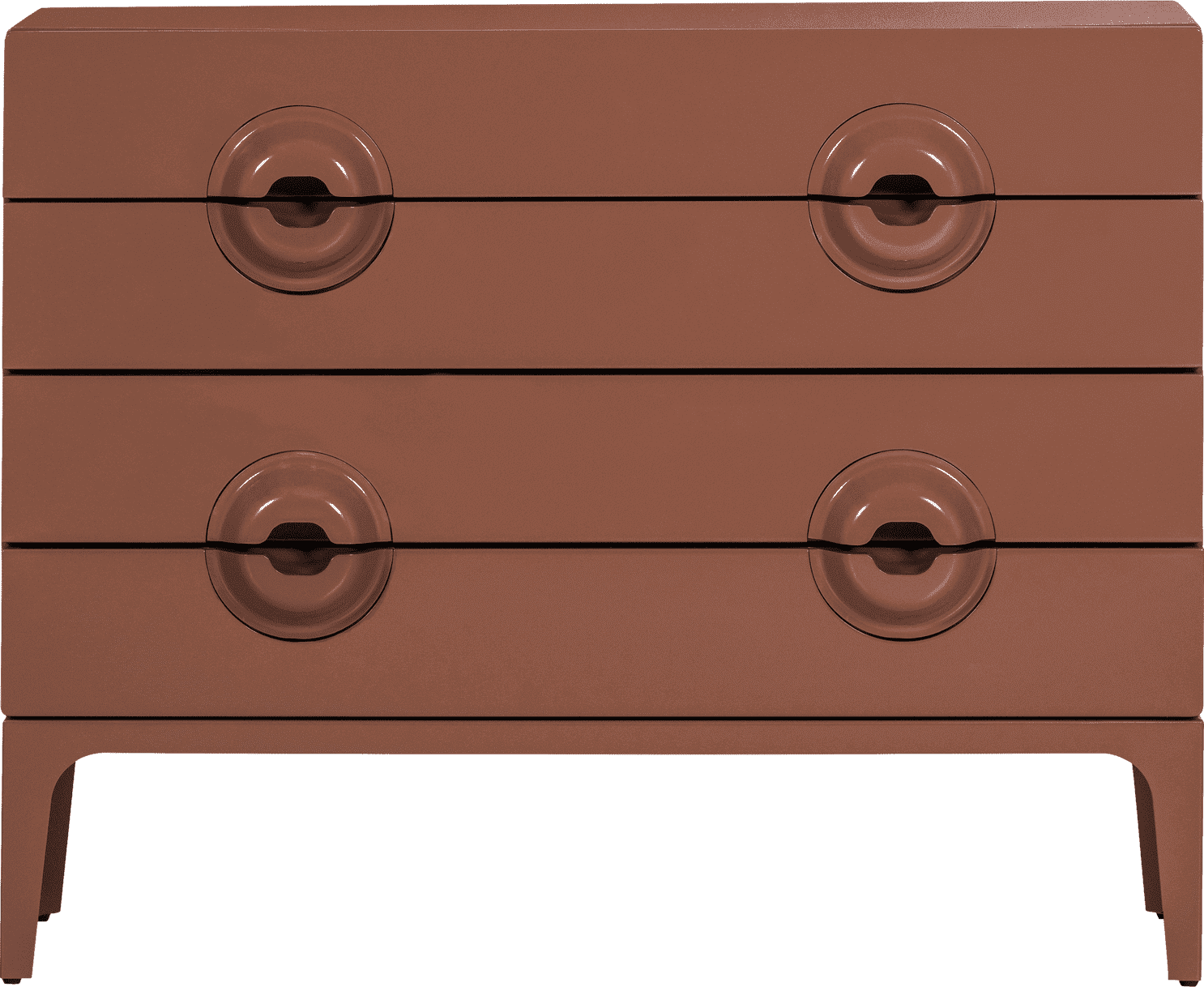 WOOOD Merge ladekast/commode oudroze Oud roze Ladekast
