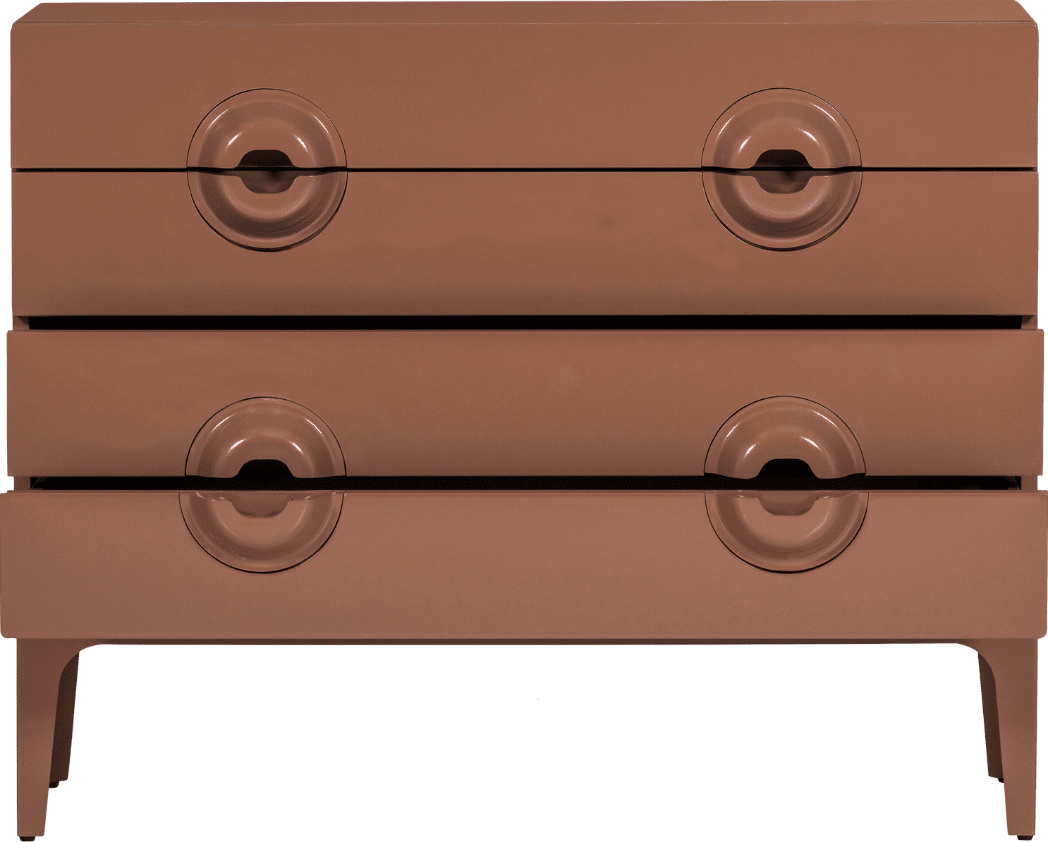 WOOOD Merge ladekast/commode oudroze Oud roze Ladekast