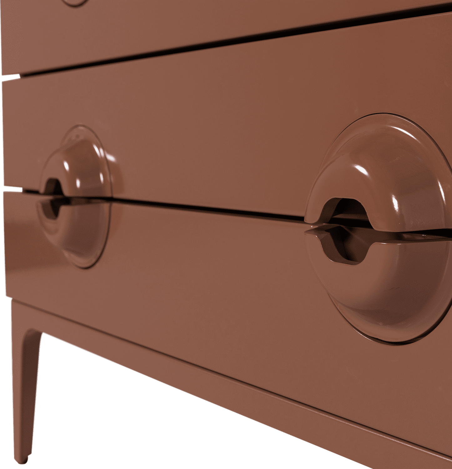 WOOOD Merge ladekast/commode oudroze Oud roze Ladekast