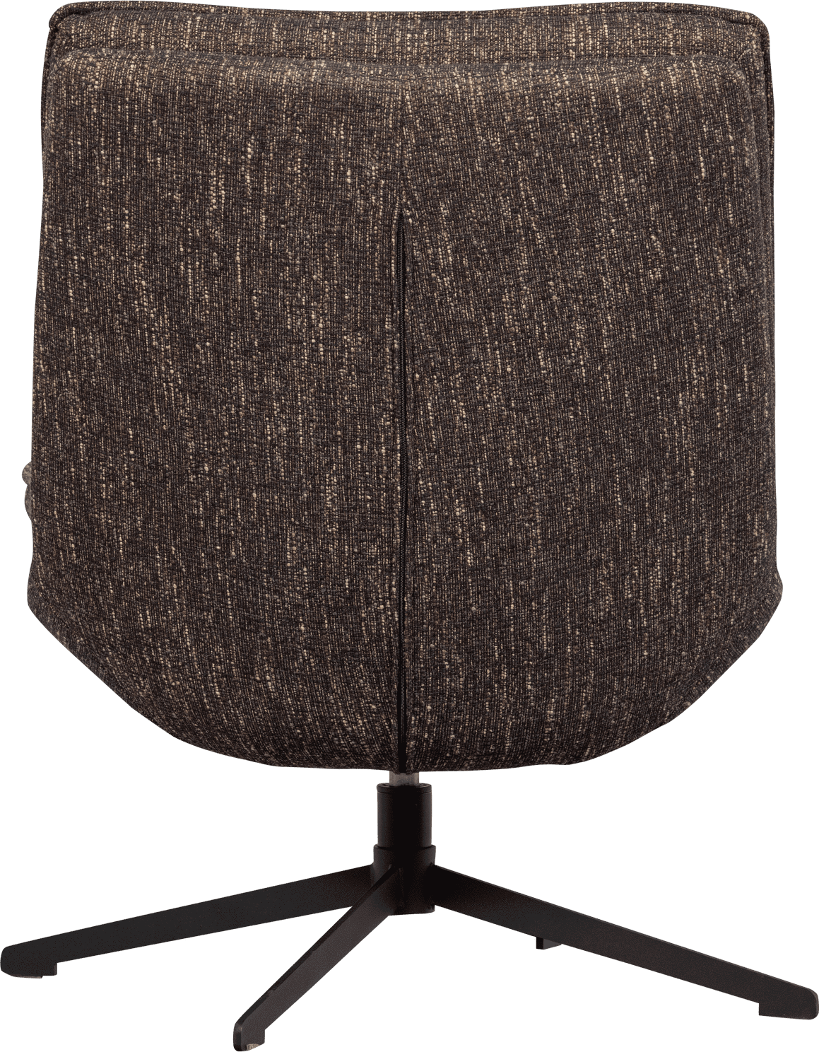 WOOOD Milaro draaifauteuil bruin melange Bruin Draaifauteuil