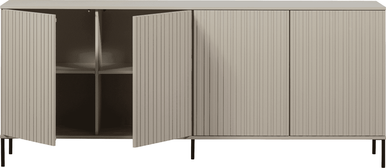 WOOOD New gravure dressoir 200cm grenen dust Paars Dressoir|Kast