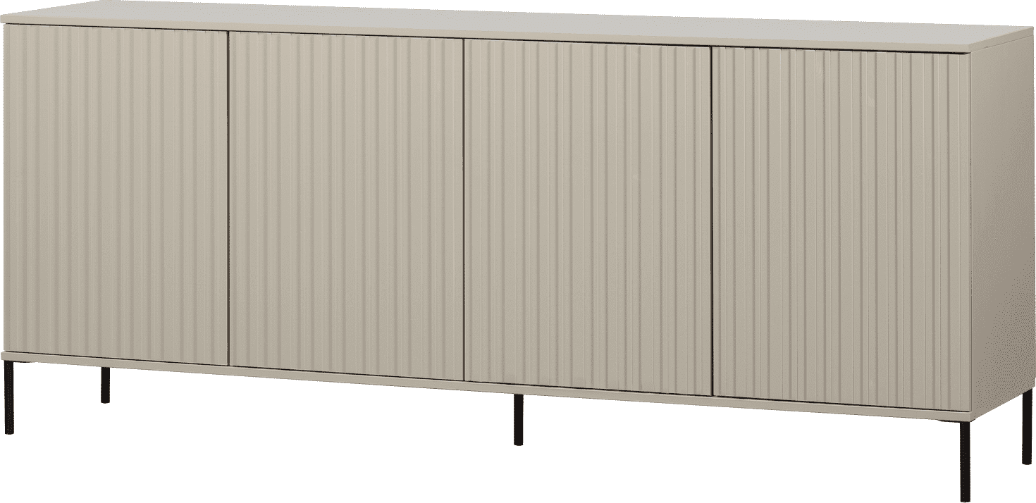 WOOOD New gravure dressoir 200cm grenen dust Paars Dressoir|Kast