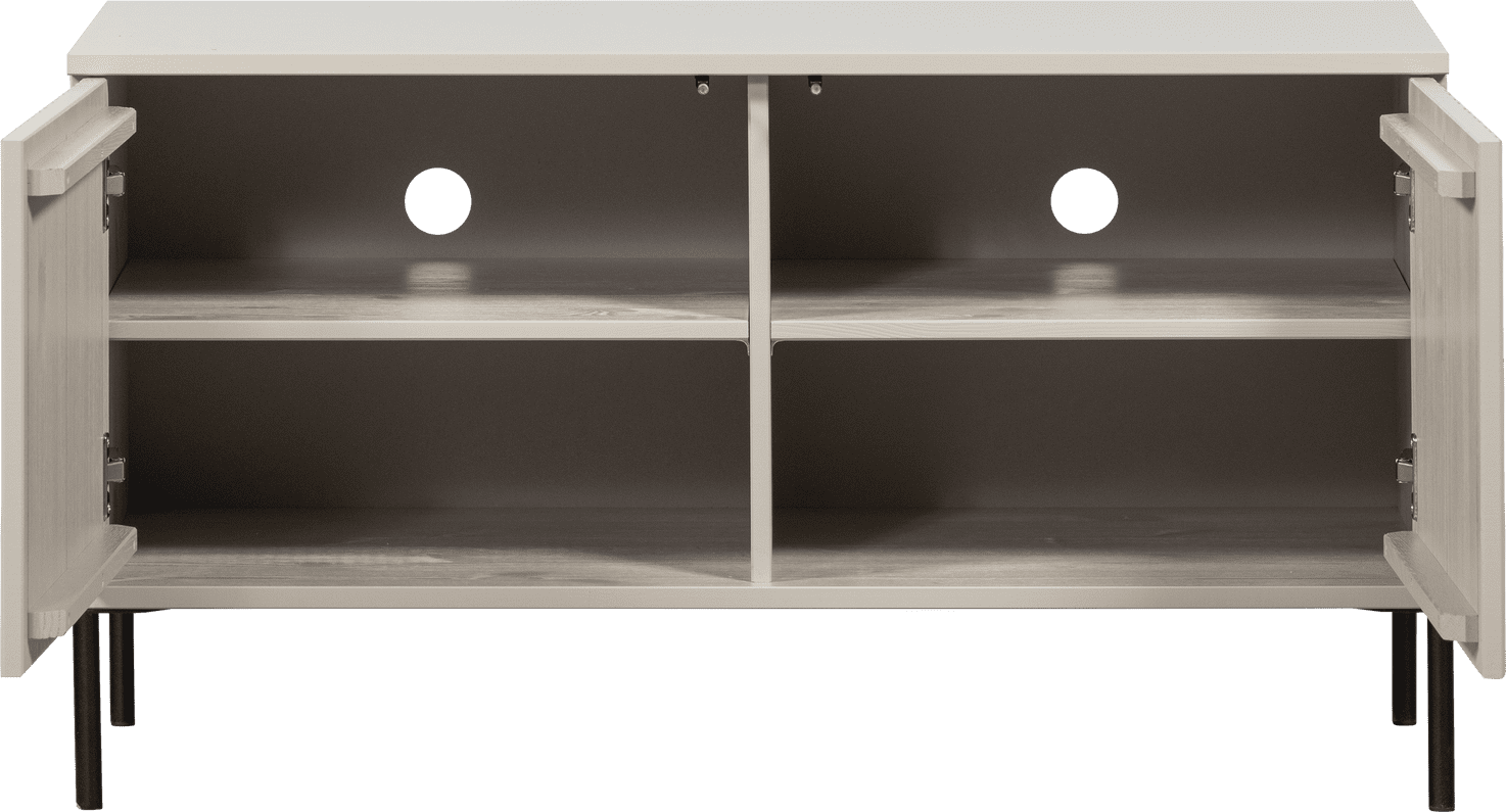 WOOOD New gravure tv meubel 100cm grenen dust Paars Tv-meubel|Tv-dressoir