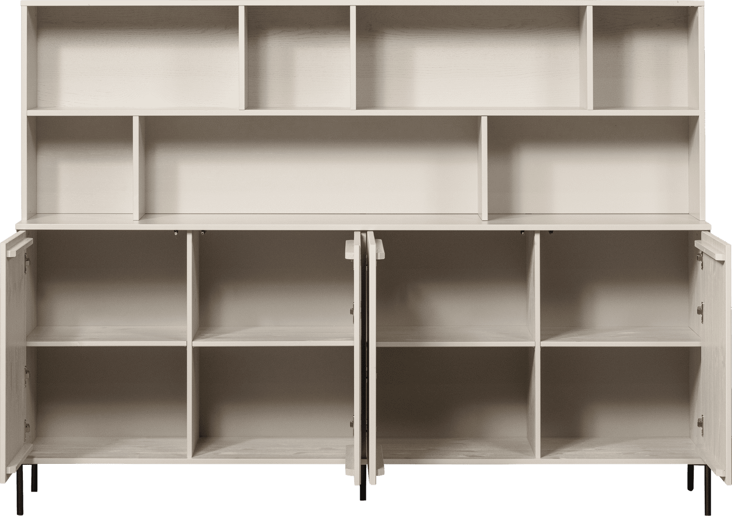 WOOOD New gravure wandkast grenen dust Paars Wandkast