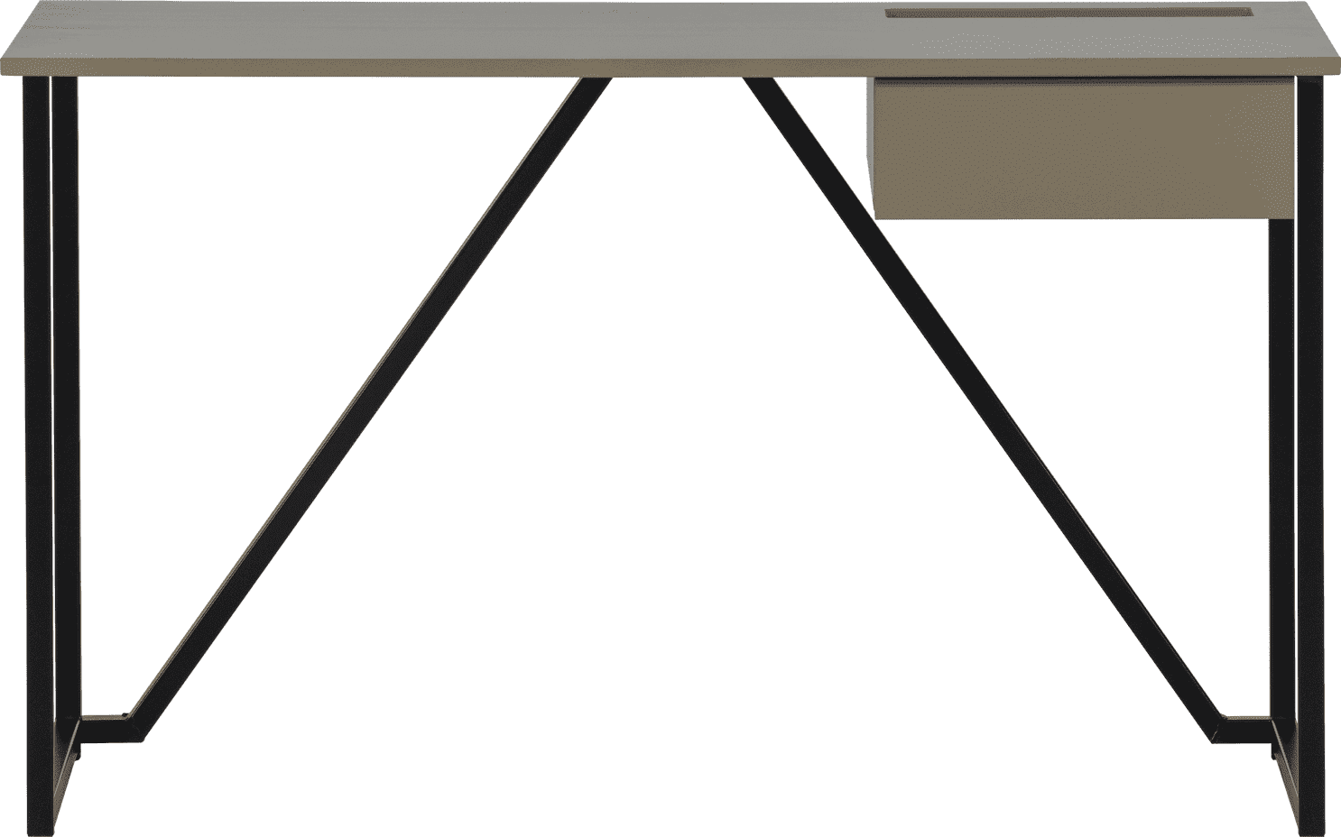 WOOOD New julius bureau grenen mud Bruin|Taupe Bureau