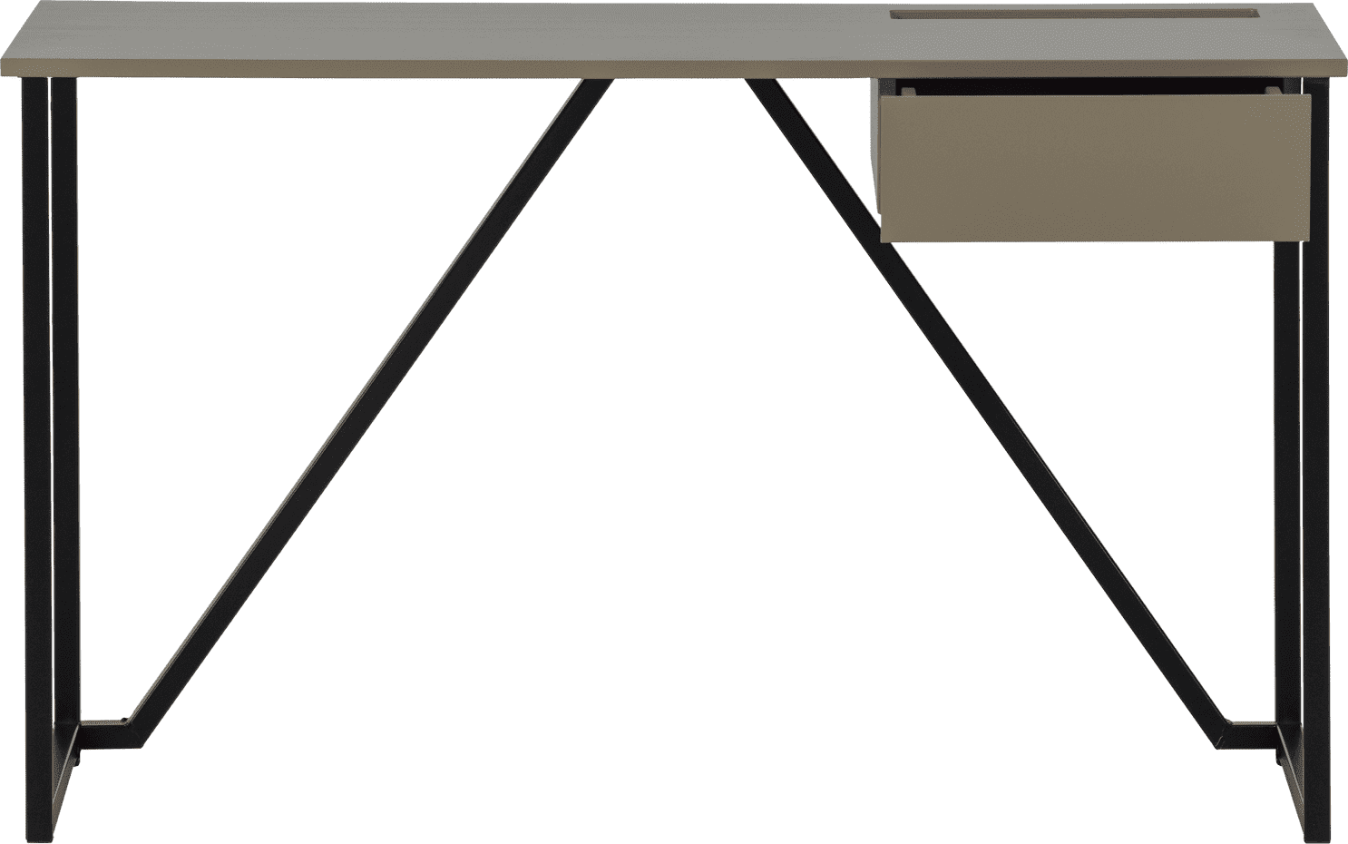 WOOOD New julius bureau grenen mud Bruin|Taupe Bureau