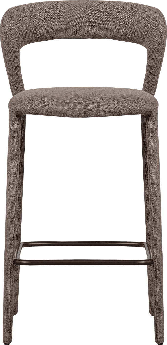 WOOOD Noble barstoel taupe Taupe Barstoel