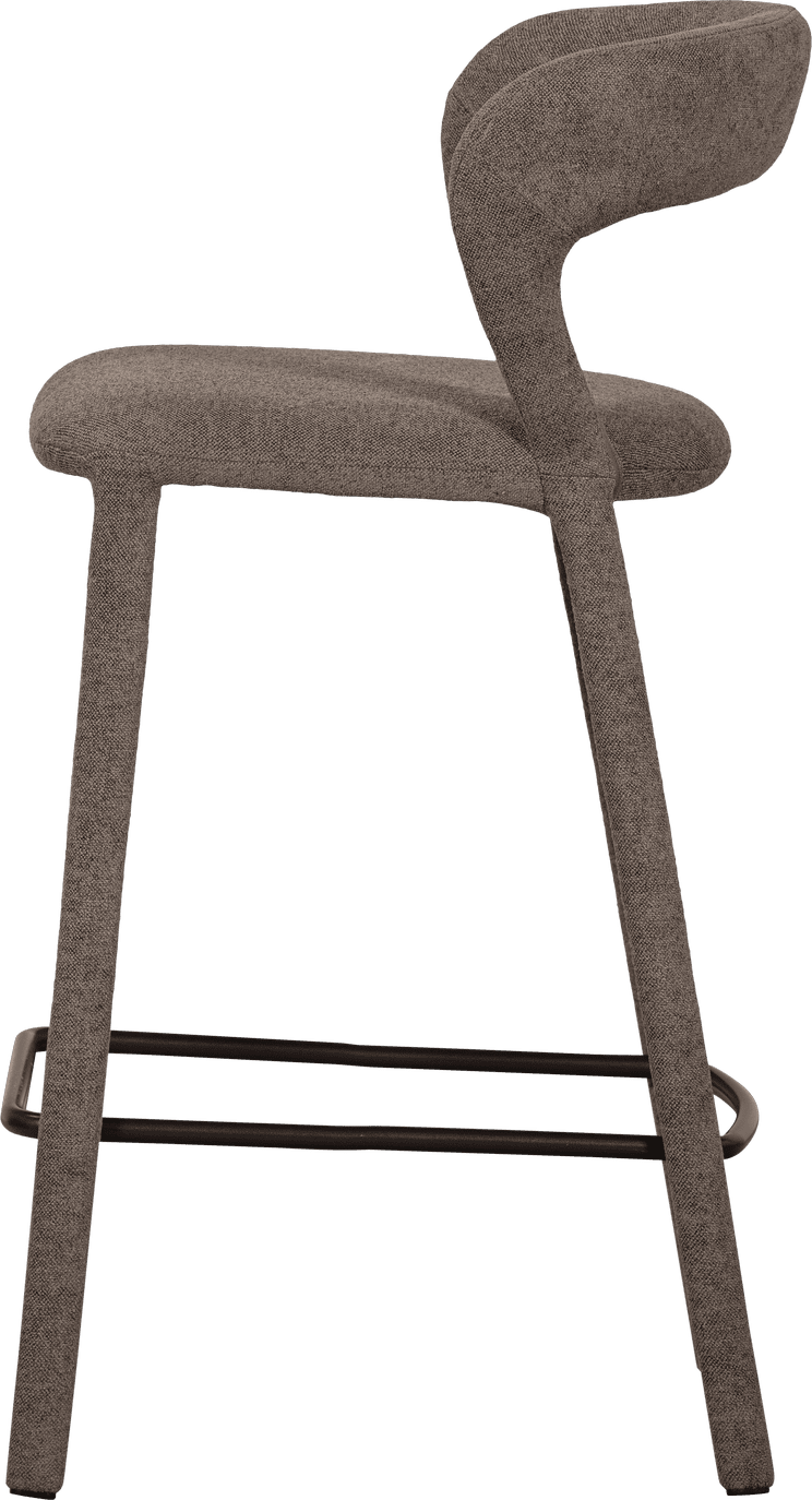 WOOOD Noble barstoel taupe Taupe Barstoel