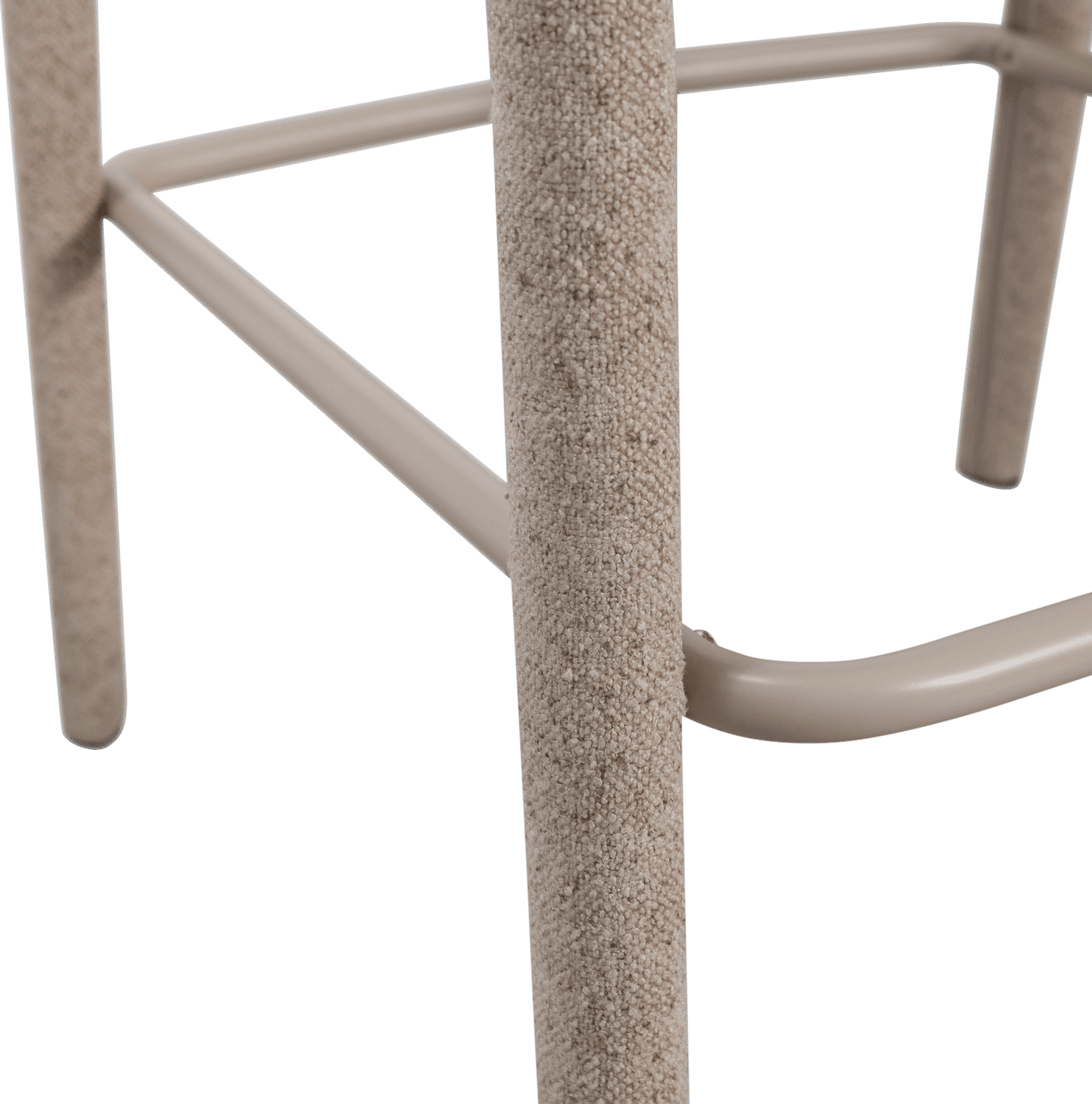 WOOOD Noble barstoel zand Bruin|Beige Barstoel