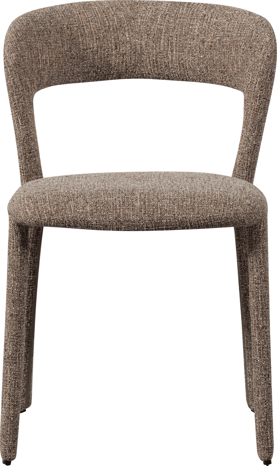 WOOOD Noble eetkamerstoel zand melange Bruin|Beige Eetkamerstoel