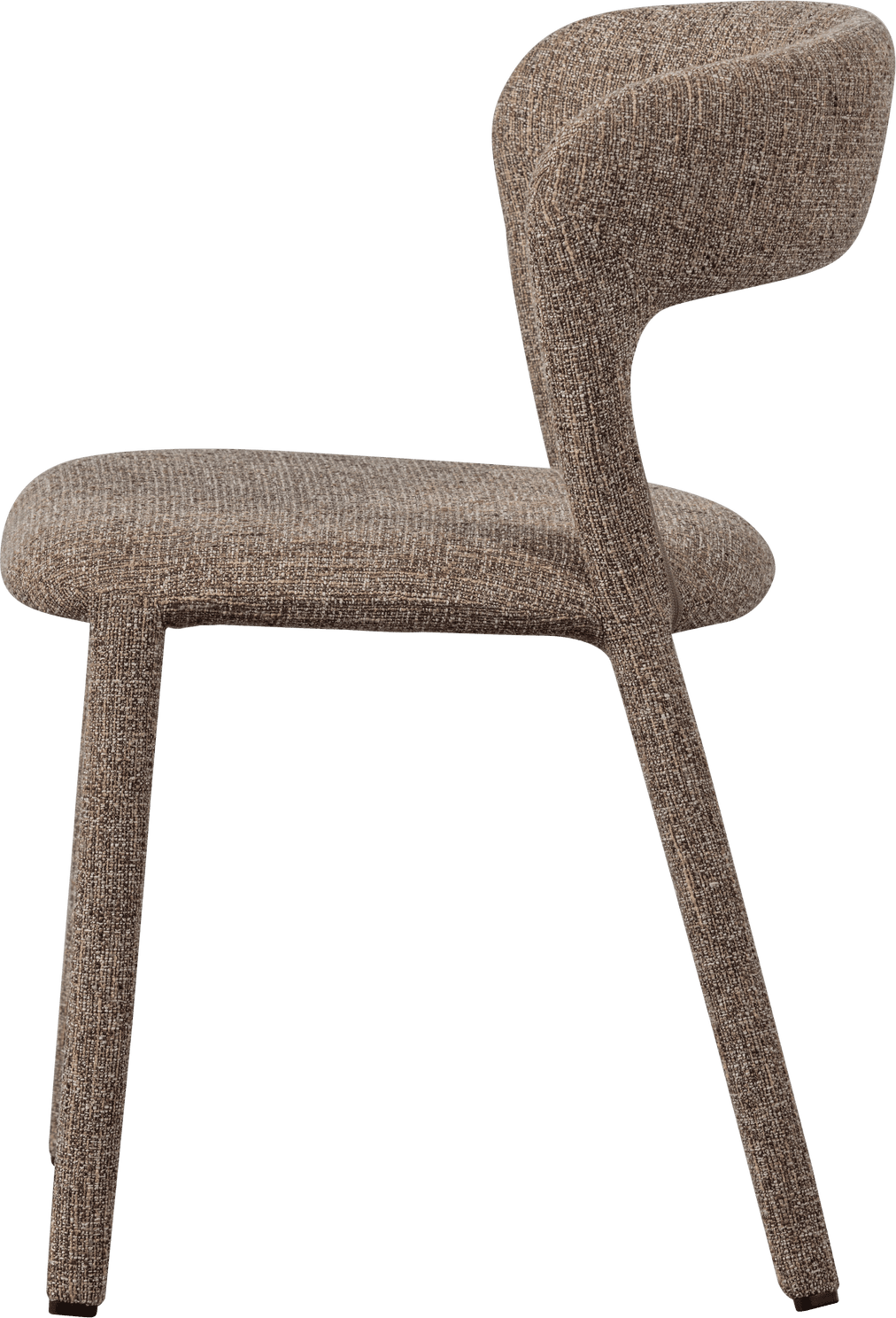 WOOOD Noble eetkamerstoel zand melange Bruin|Beige Eetkamerstoel