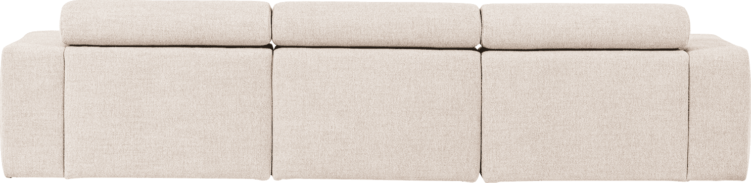 WOOOD Novi chaise longue links boucle naturel Naturel Bank