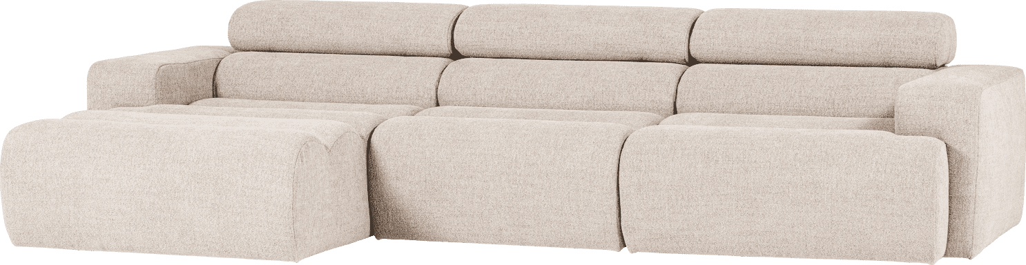 WOOOD Novi chaise longue links boucle naturel Naturel Bank