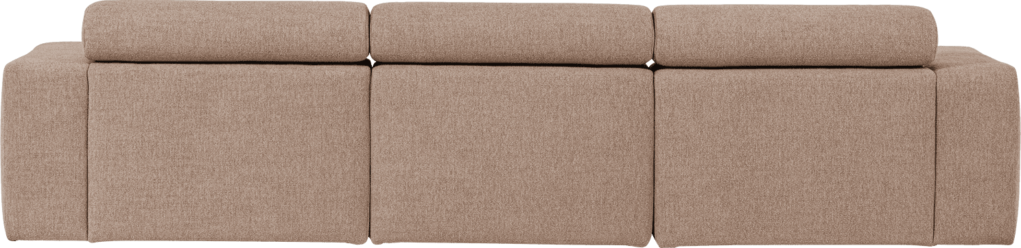 WOOOD Novi chaise longue links boucle taupe Taupe Bank