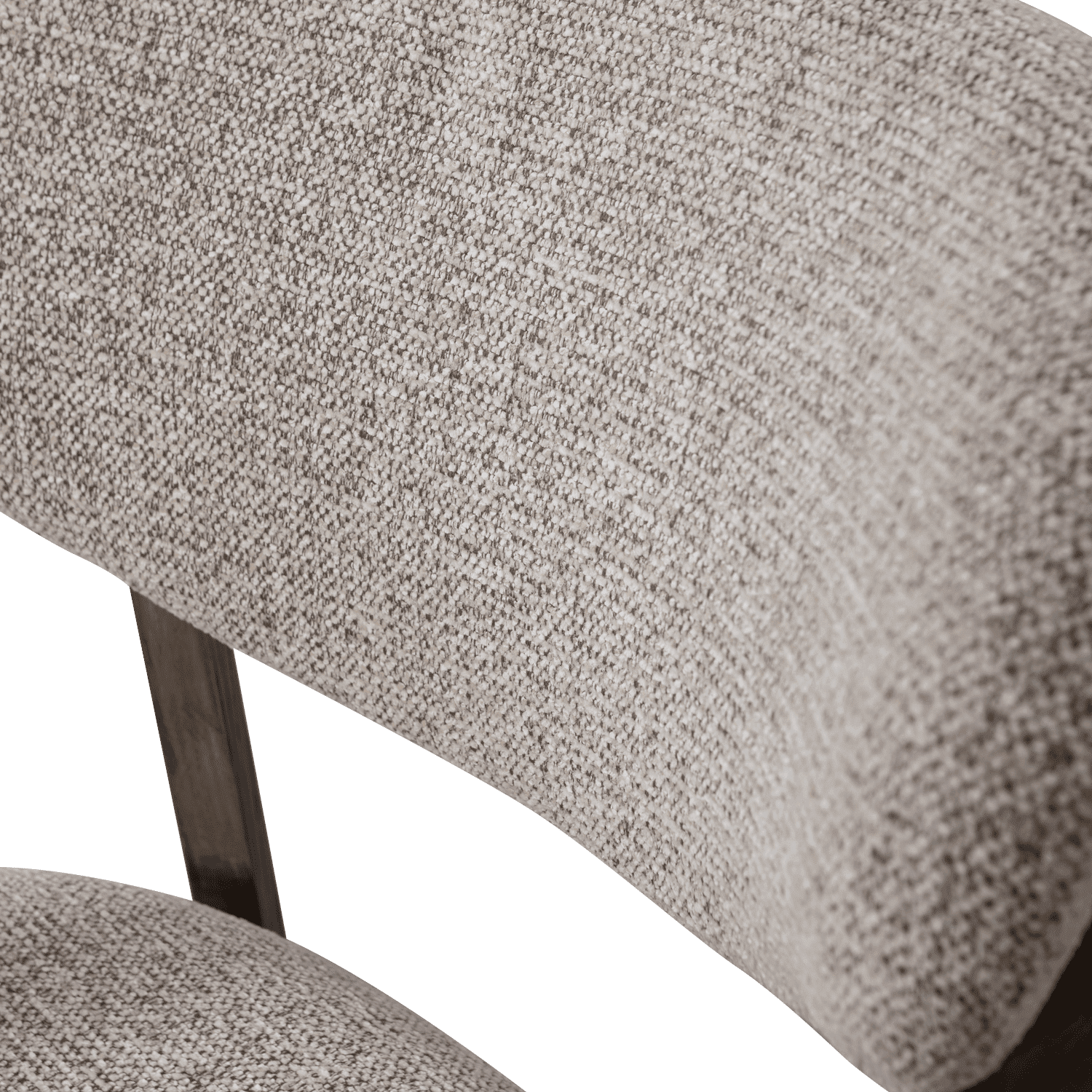 WOOOD Udar fauteuil met houten frame donkerbruin Bruin Fauteuil