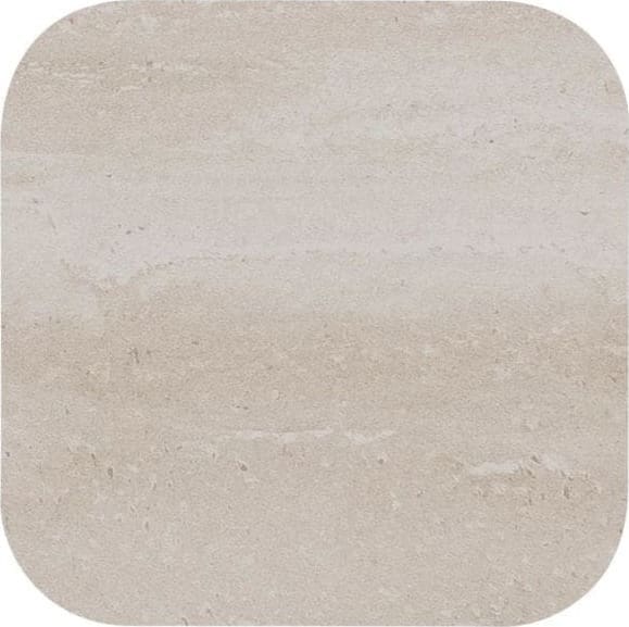 Xooon Brianto salontafel 50 x 50 cm - keramiek blad Travertin Beige|Wit Bijzettafel