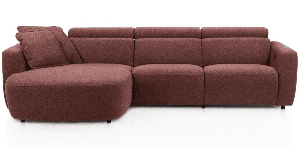 Cantello 2.5-zitsbank + longchair links