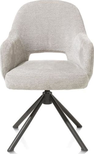 Henders & Hazel Nikolas armstoel - centrale poot draaibaar Armstoel