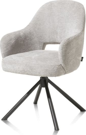 Henders & Hazel Nikolas armstoel - centrale poot draaibaar Armstoel