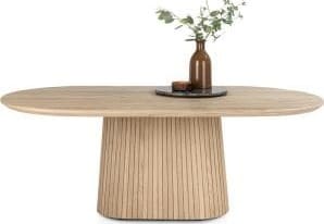 Henders & Hazel Ravello eetkamertafel 210 x 120 cm - dune color Naturel|Bruin Eettafel