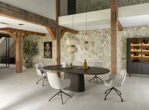 Henders & Hazel Ravello eetkamertafel 270 x 120 cm - basalt Bruin Eettafel