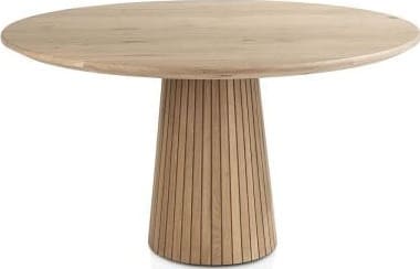 Henders & Hazel Ravello eetkamertafel rond 140 cm - dune color Naturel|Bruin Eettafel