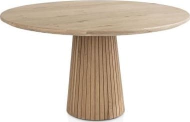 Henders & Hazel Ravello eetkamertafel rond 140 cm - dune color Naturel|Bruin Eettafel