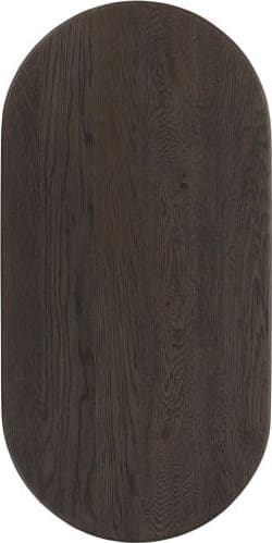 Henders & Hazel Ravello salontafel 120 x 60 cm - blad uit 1 stuk + rechte onderkant - basalt Bruin Bijzettafel