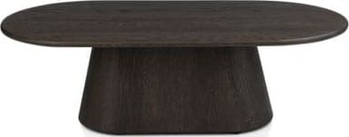 Henders & Hazel Ravello salontafel 120 x 60 cm - blad uit 1 stuk + rechte onderkant - basalt Bruin Bijzettafel