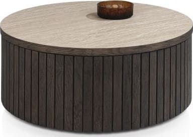 Henders & Hazel Ravello salontafel 80 x 80 cm Bruin Bijzettafel