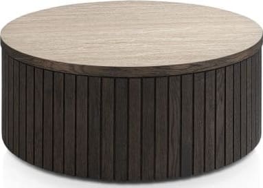 Henders & Hazel Ravello salontafel 80 x 80 cm Bruin Bijzettafel
