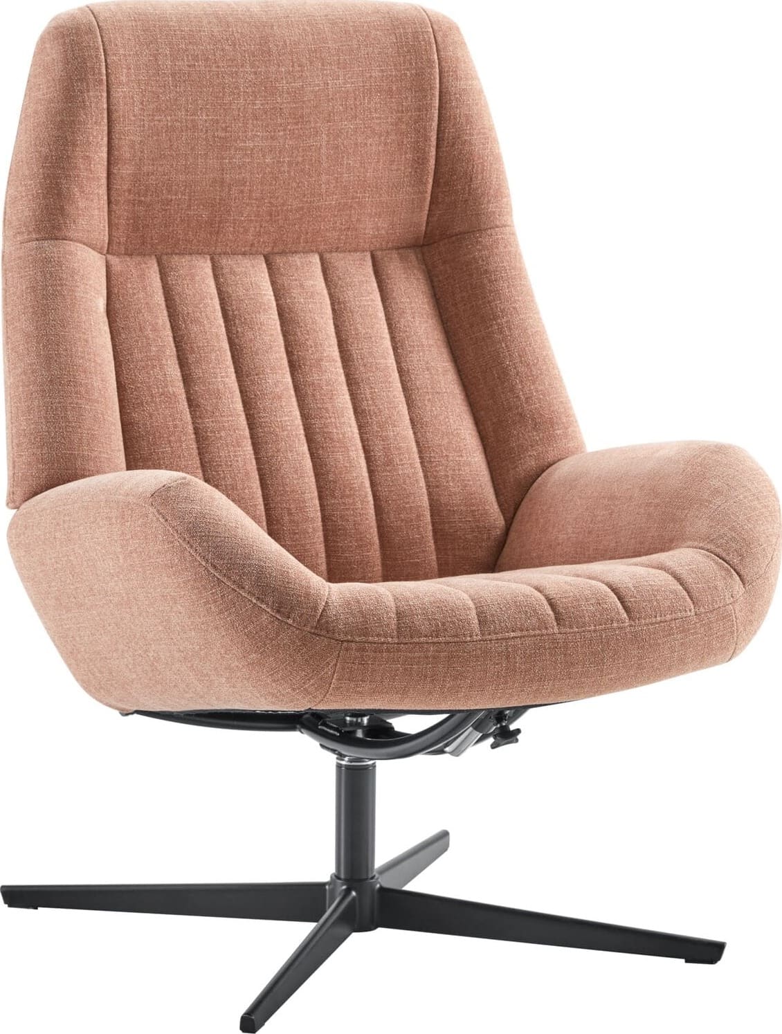 INHOUSE Draaifauteuil Tirona roze Roze Draaifauteuil