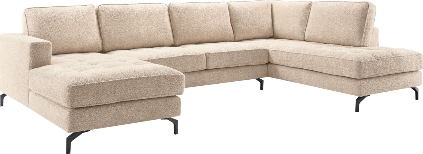 INHOUSE Hoekbank rechts Rokias beige Beige Hoekbank