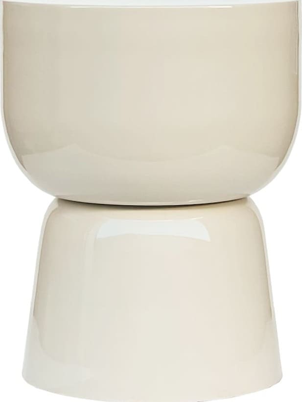 Livingfurn Bijzettafel Brix Kian Off White Wit Bijzettafel