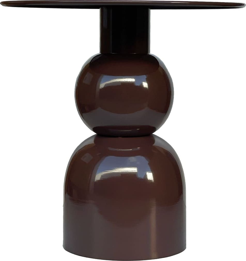 Livingfurn Bijzettafel Brix Wes Rust Bruin|Cognac Bijzettafel