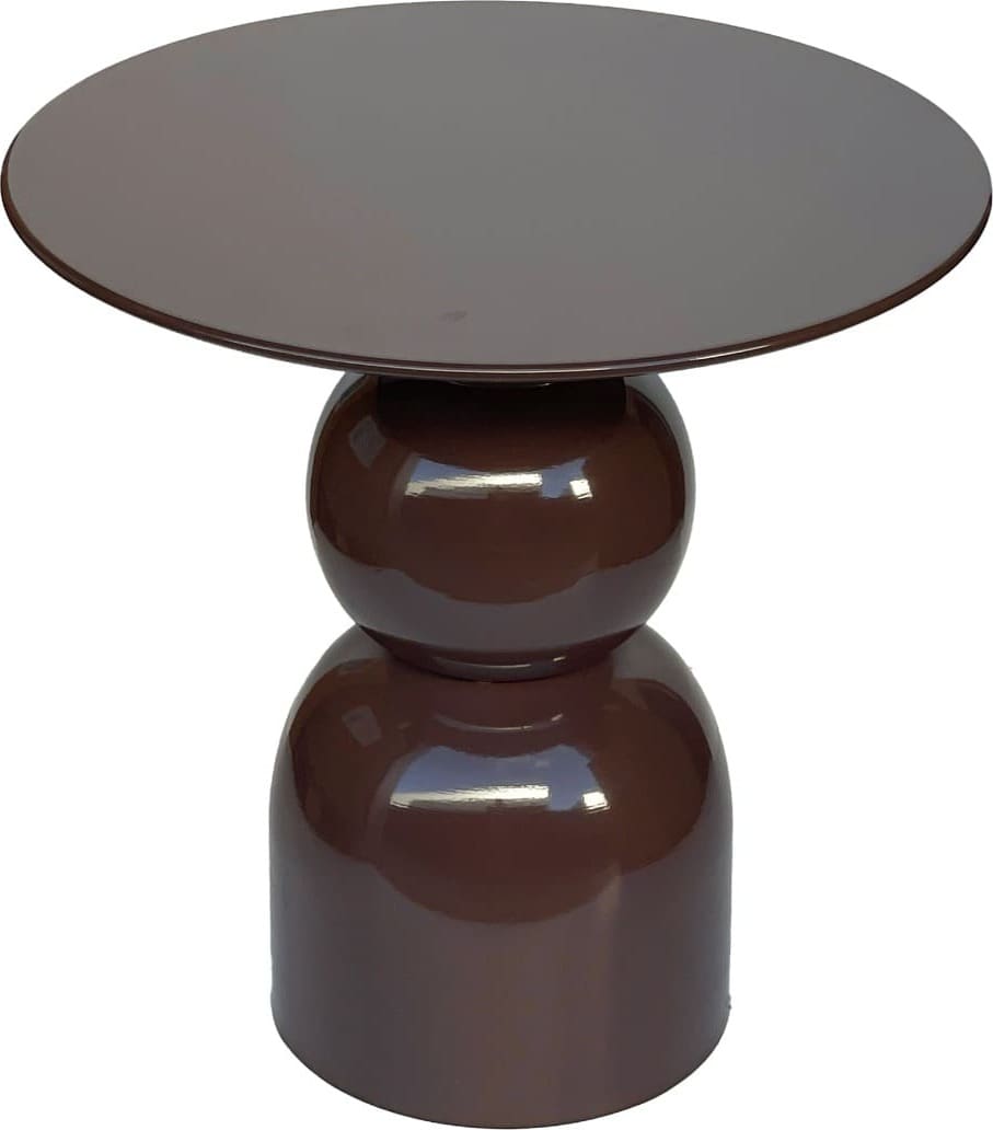 Livingfurn Bijzettafel Brix Wes Rust Bruin|Cognac Bijzettafel